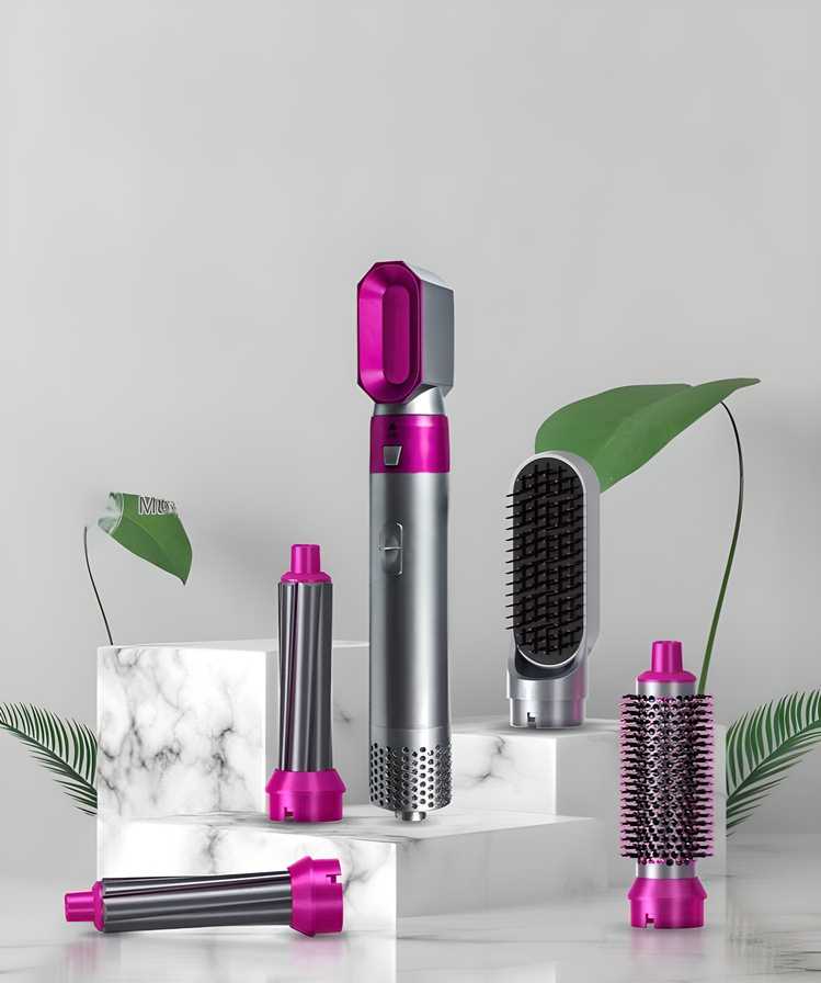 GlamIon 5-in-1  Multifunctional Hair Styler
