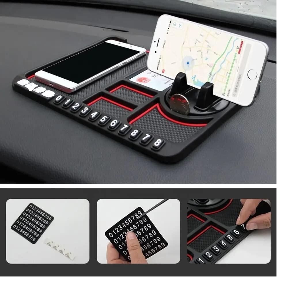 HSR Universal Car Dashboard Phone Holder with Anti-Slip Silicone Base