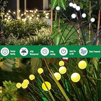 5 Watt 8 LED Solar Mushroom Garden Solar Light