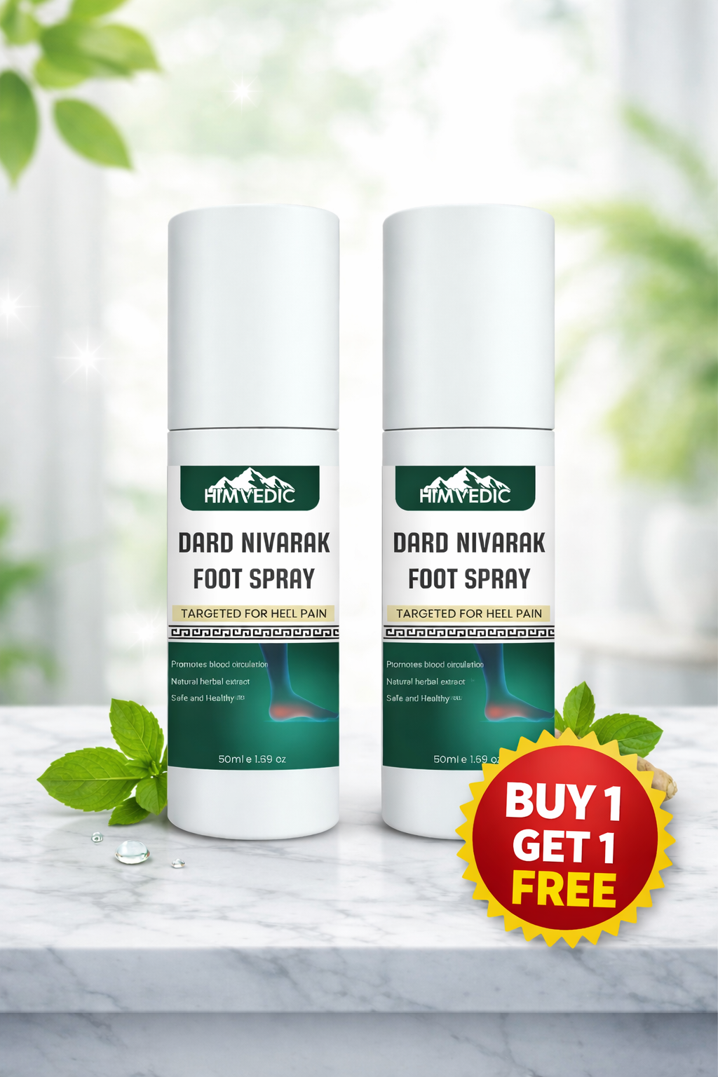 Pain Reliving Foot Spray (BUY 1 GET 1 FREE)