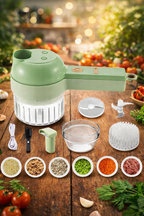 4 in 1 Portable Electric Vegetable Cutter Set